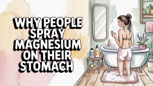 What does spraying magnesium on your belly do?