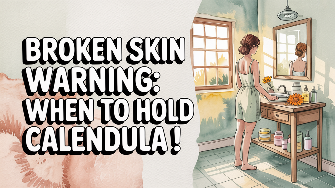 Can I put calendula on broken skin?