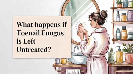 What happens if toenail fungus is left untreated?