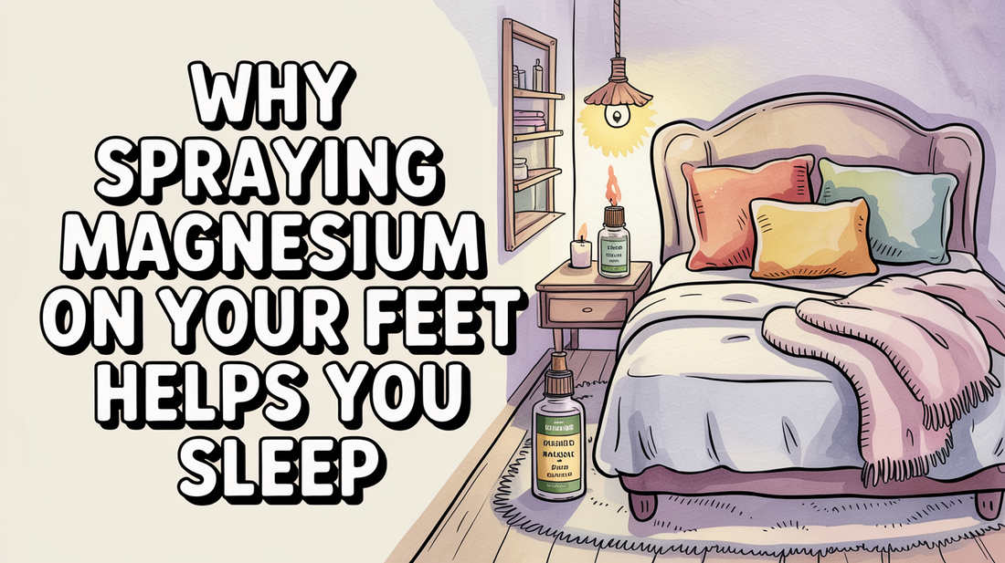 What happens if you spray magnesium oil on your feet at night?