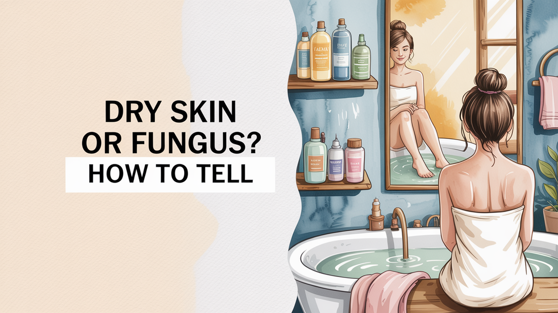 How to tell if dry feet are really fungus