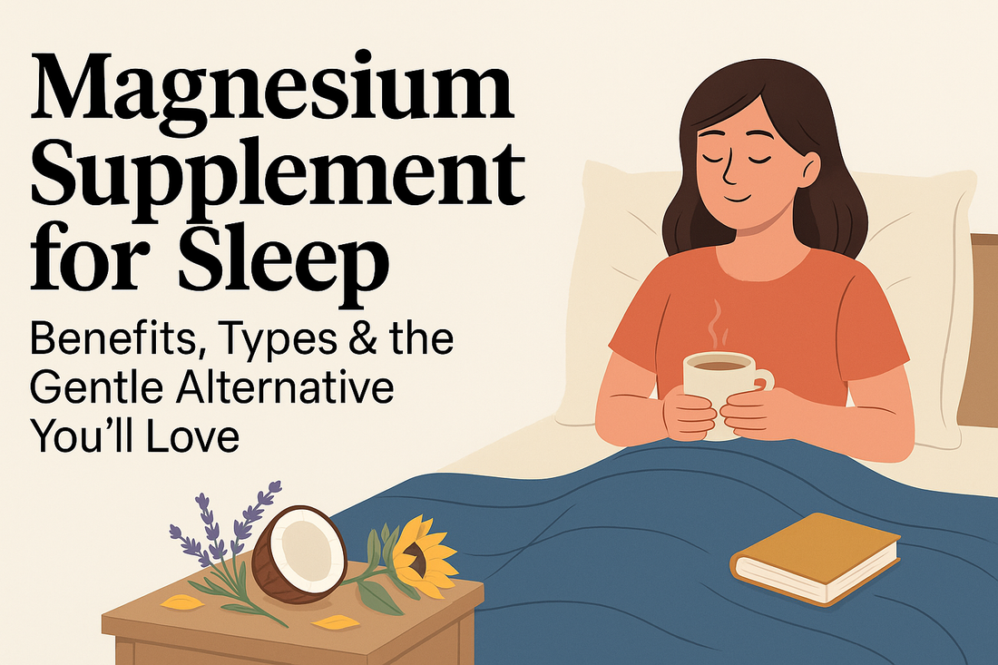 Magnesium Supplement for Sleep: Benefits, Types & the Gentle Alternative You’ll Love