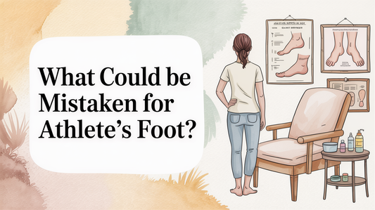 What could be mistaken for athlete’s foot?