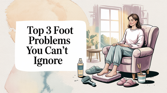 What are the three most common foot problems?