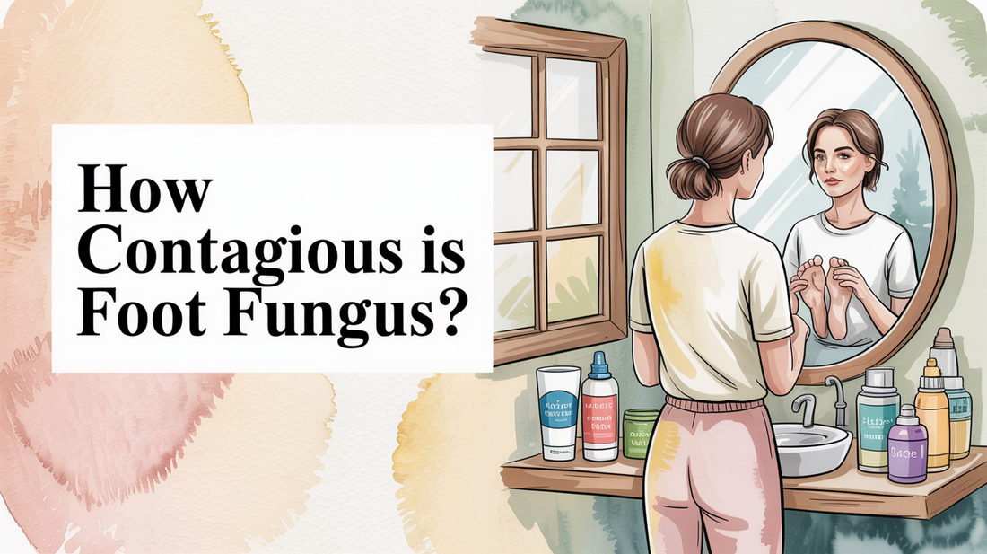 How contagious is foot fungus?