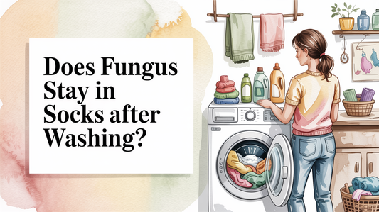 Does fungus stay in socks after washing?