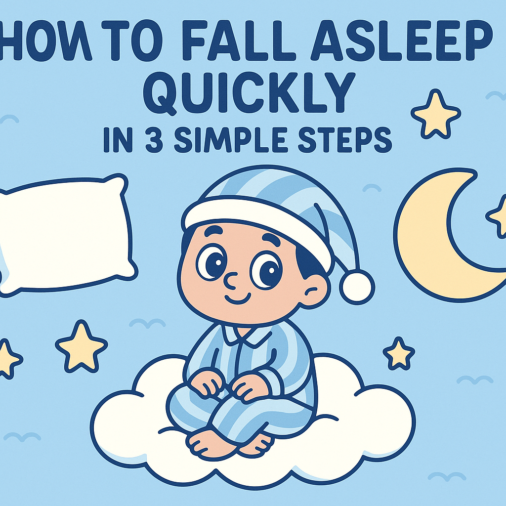 3 Steps to Fall Asleep in 20 Minutes