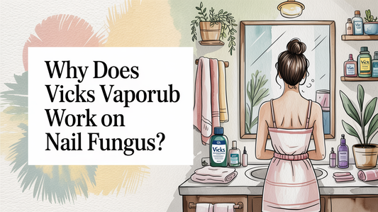 Why does Vicks VapoRub work on nail fungus?