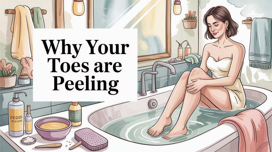 Are peeling toes a sign of unhealthy feet?