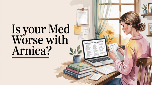 What medications should not be taken with arnica?