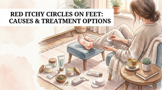 Red itchy circles on feet: Causes & Treatment Options