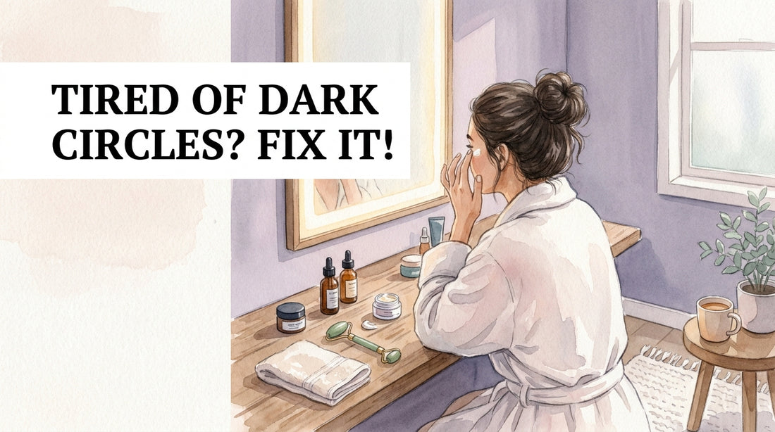 Anti Dark Circles Under Eyes Routine for Stressful Seasons