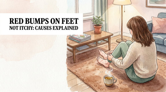 Red bumps on feet not itchy: Causes Explained