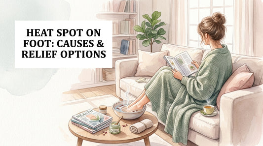 Heat spot on foot: Causes & Relief Options