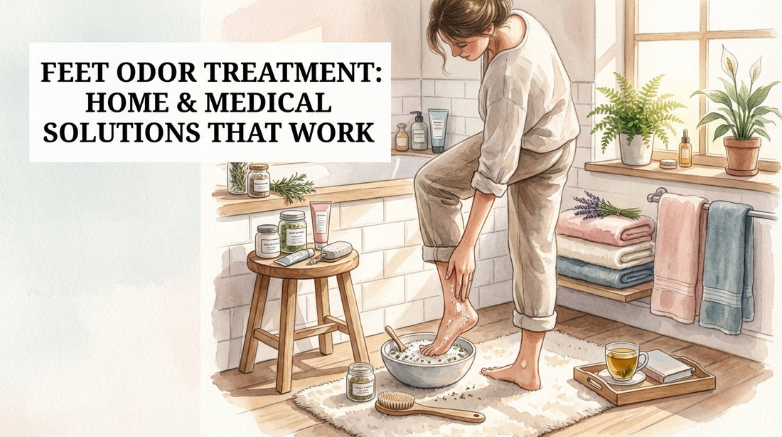 Feet odor treatment: Home & Medical Solutions That Work