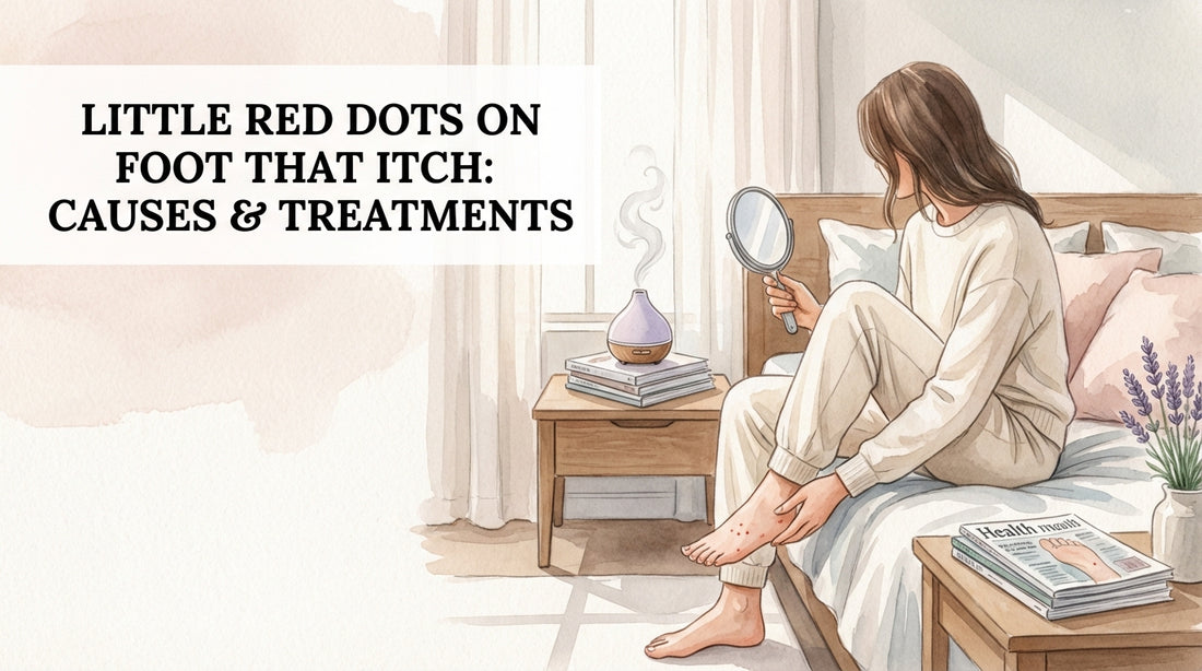 Little red dots on foot that itch: Causes & Treatments