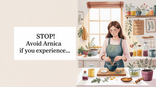 When should arnica not be used?