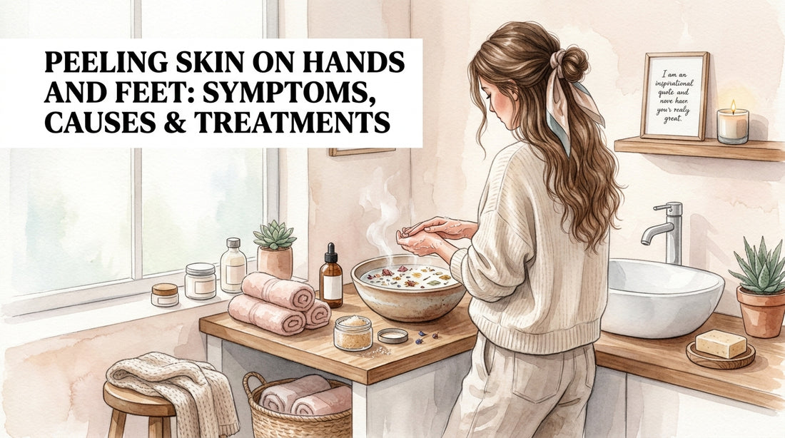 Peeling skin on hands and feet: Symptoms, Causes & Treatments
