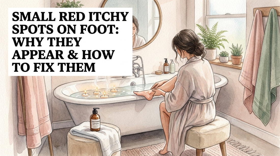 Small red itchy spots on foot: Why They Appear & How to Fix Them