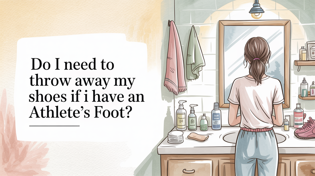 Do I need to throw away my shoes if I have an athlete’s foot?