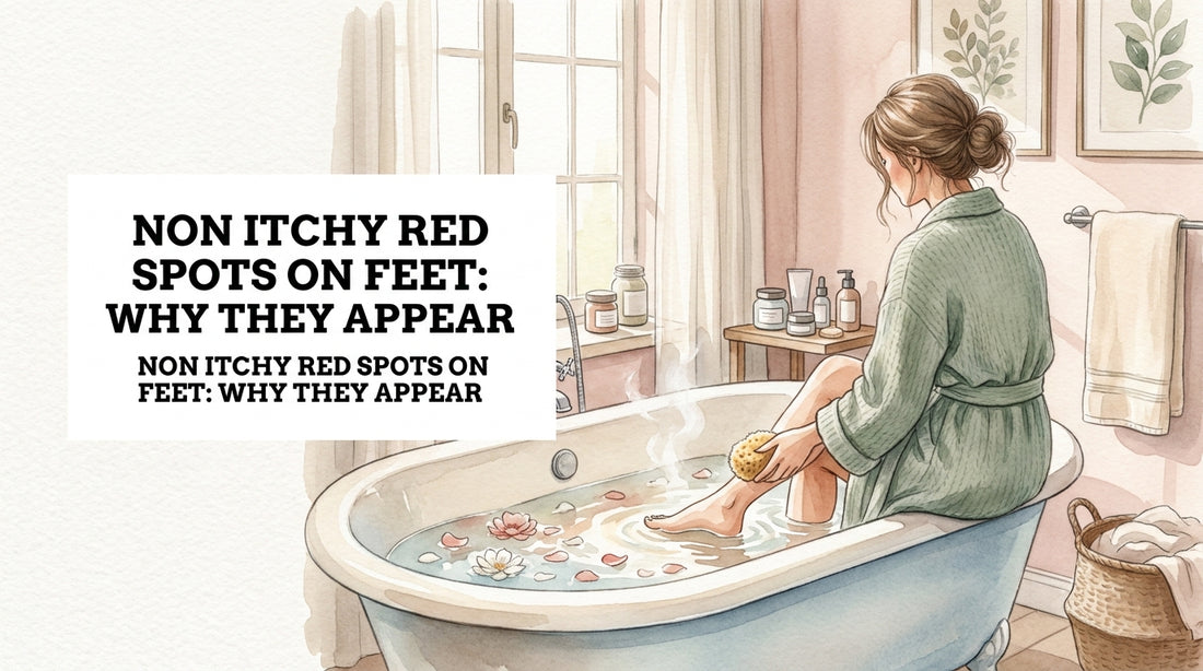 Non itchy red spots on feet: Why They Appear