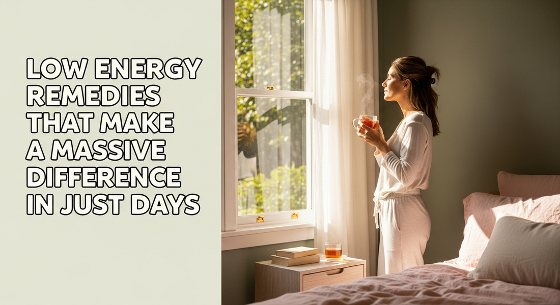 Low Energy Remedies That Make a Massive Difference in Just Days