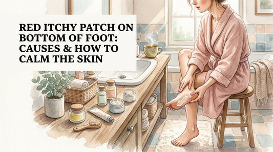 Red itchy patch on bottom of foot: Causes & How to Calm the Skin