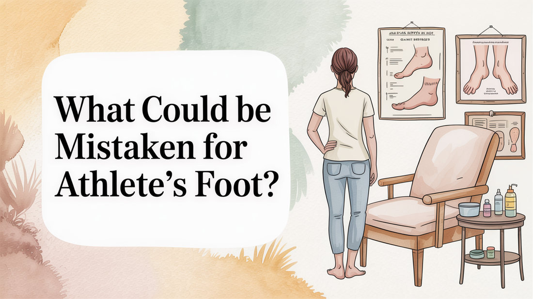 What could be mistaken for athlete’s foot?