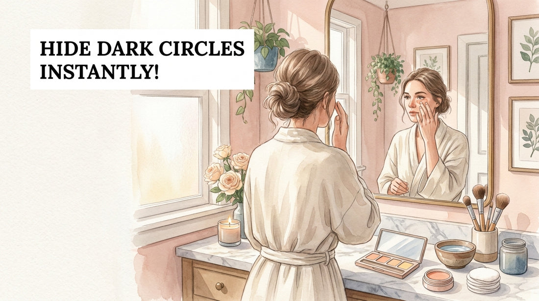Color Correcting Dark Circles Under Eyes for Photo Day