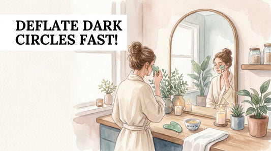 Gua Sha Dark Circles Method: The Exact Angle That Deflates Puffiness