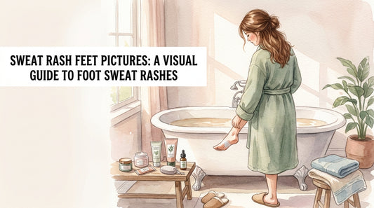 Sweat rash feet pictures: A Visual Guide to Foot Sweat Rashes
