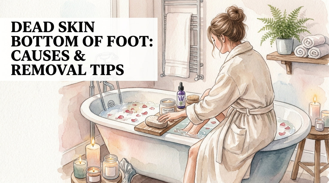 Dead skin bottom of foot: Causes & Removal Tips