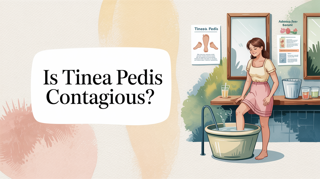 Is tinea pedis contagious?