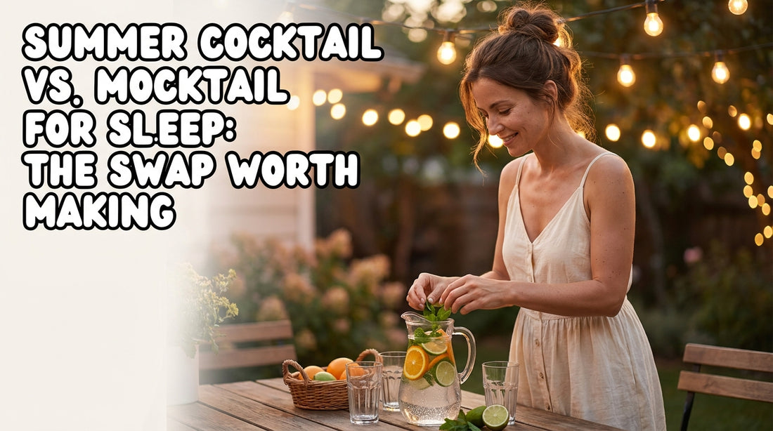 Summer Cocktail vs. Mocktail for Sleep: The Swap Worth Making