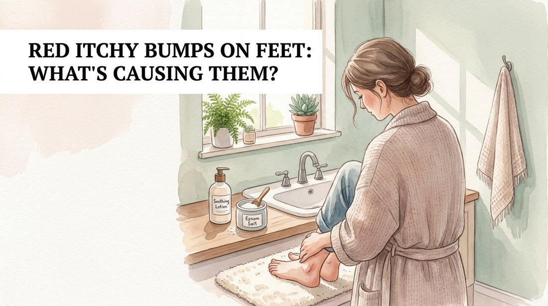 Red itchy bumps on feet: What’s Causing Them?