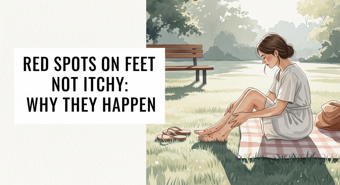 Red spots on feet not itchy: Why They Happen