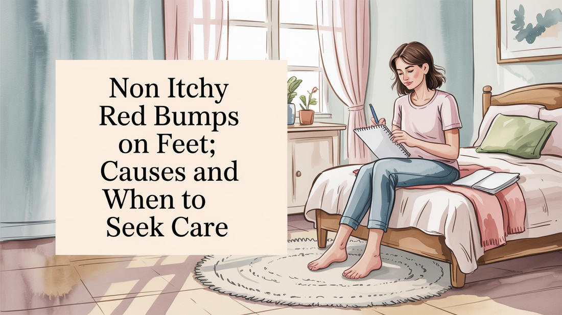 Non itchy red bumps on feet: Causes and When to Seek Care