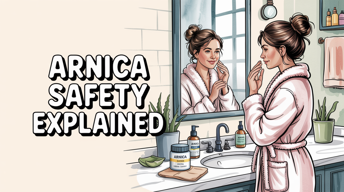 Where not to use arnica?