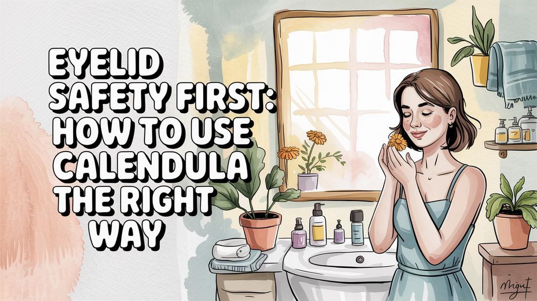 Can you put calendula cream on eyelids?