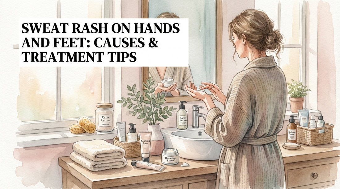 Sweat rash on hands and feet: Causes & Treatment Tips
