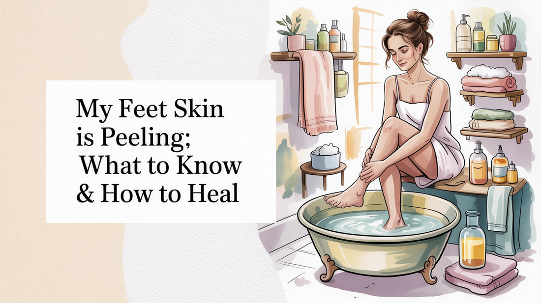 My feet skin is peeling: What to Know & How to Heal