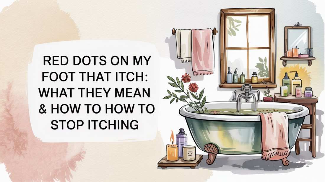 Red dots on my foot that itch: What They Mean & How to Stop Itching