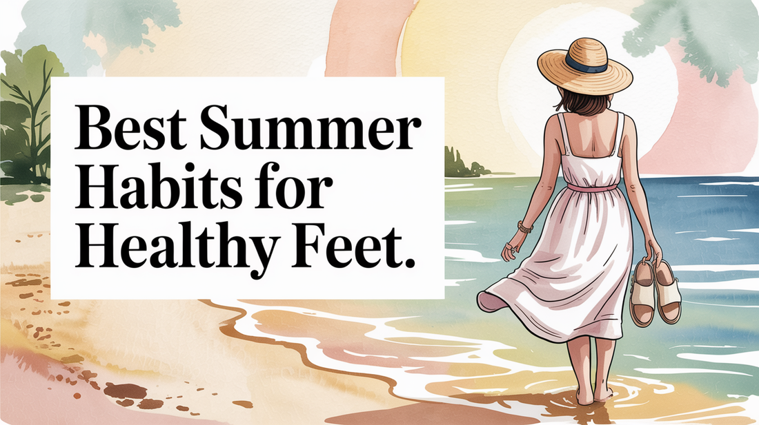 What are the best habits for healthy feet in summer?