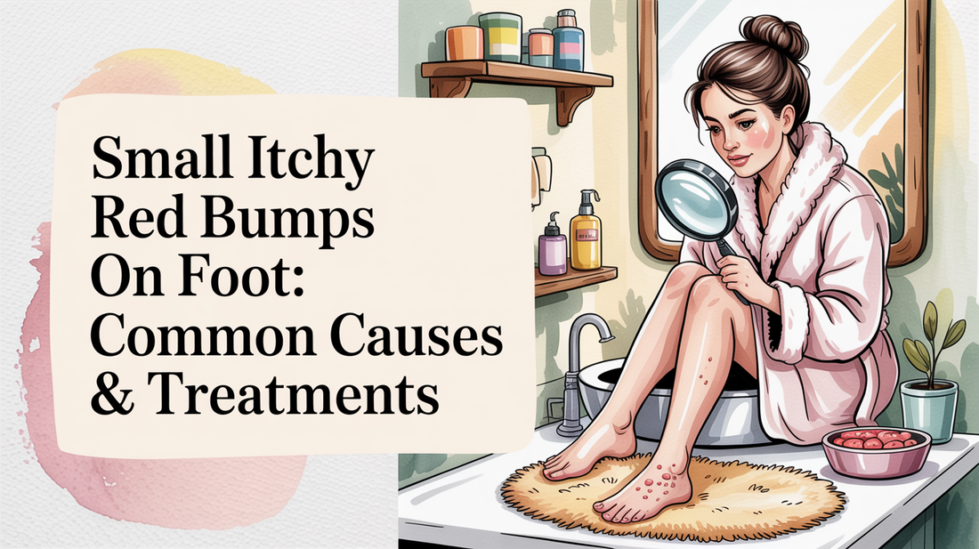 Small itchy red bumps on foot: Common Causes & Treatments