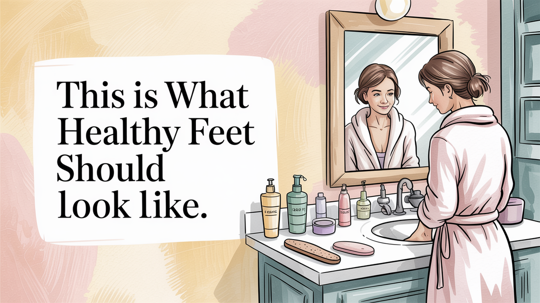 What do healthy feet look like?