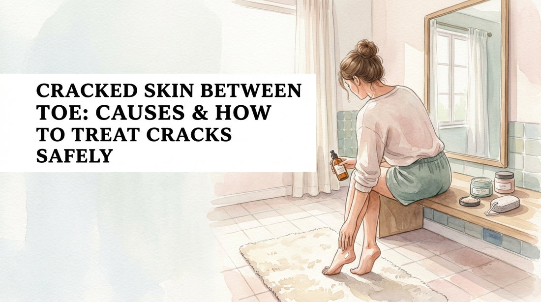 Cracked skin between toe: Causes & How to Treat Cracks Safely