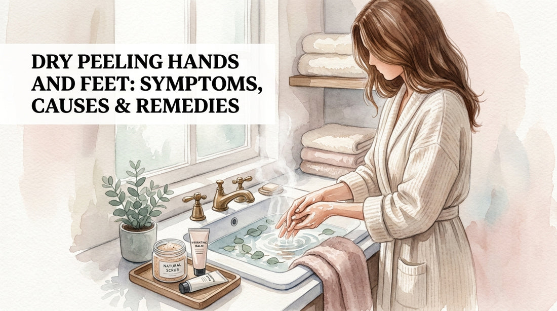 Dry peeling hands and feet: Symptoms, Causes & Remedies