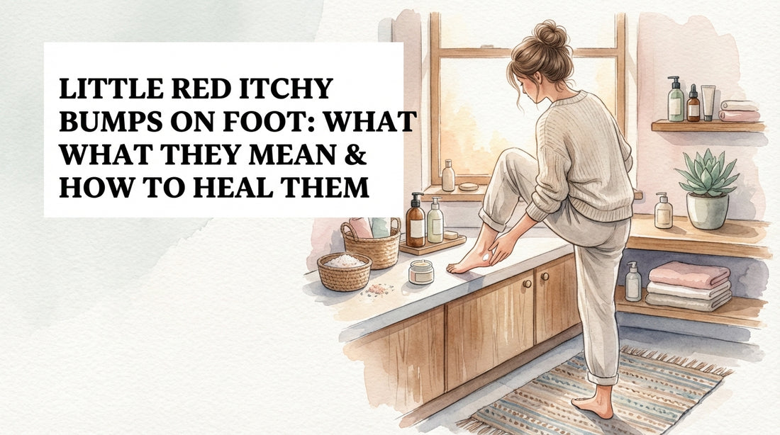 Little red itchy bumps on foot: What They Mean & How to Heal Them