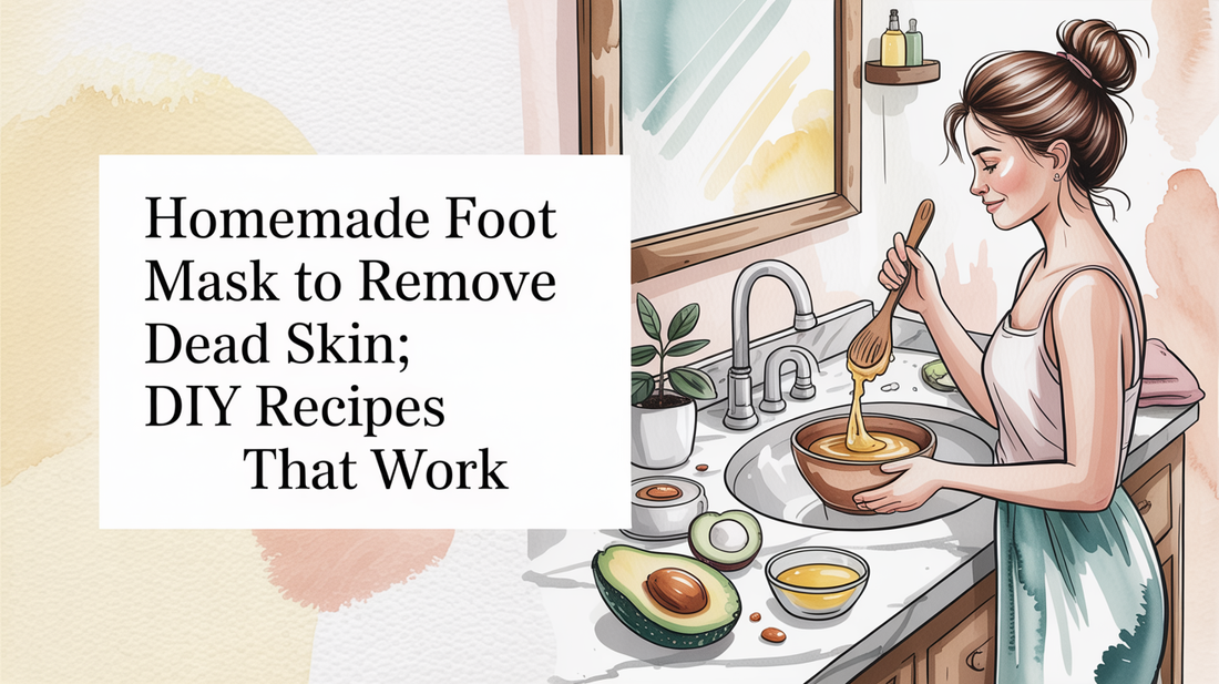 Homemade foot mask to remove dead skin: DIY Recipes That Work