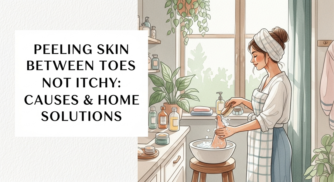 Peeling skin between toes not itchy: Causes & Home Solutions